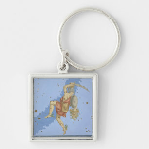 Perseus with the head of Medusa, from 'Uranometria Keychain