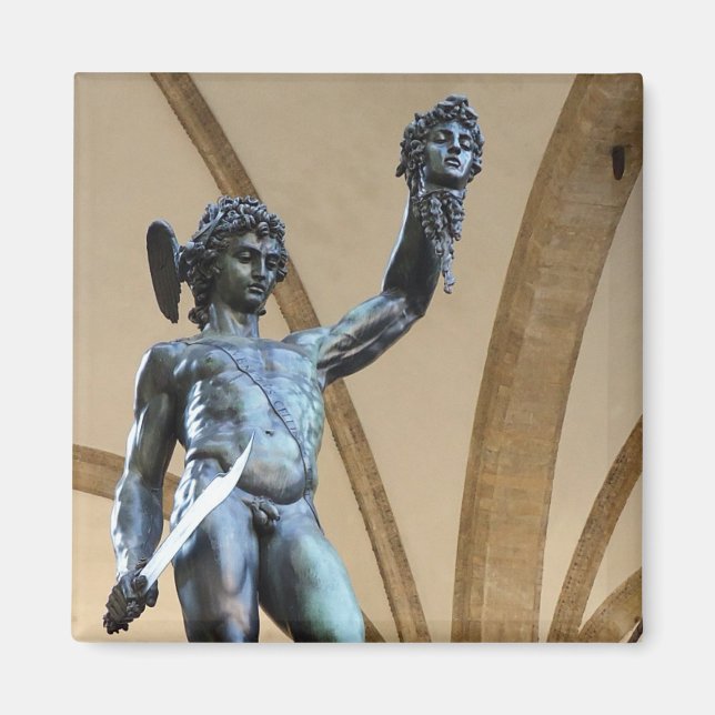 perseus with the head of medusa magnet (Front)