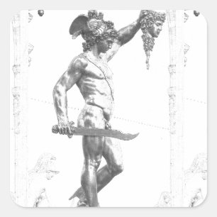 Perseus with the Head of Medusa Square Sticker