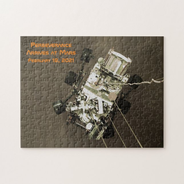 Perseverance Arrives at Mars Jigsaw Puzzle (Horizontal)