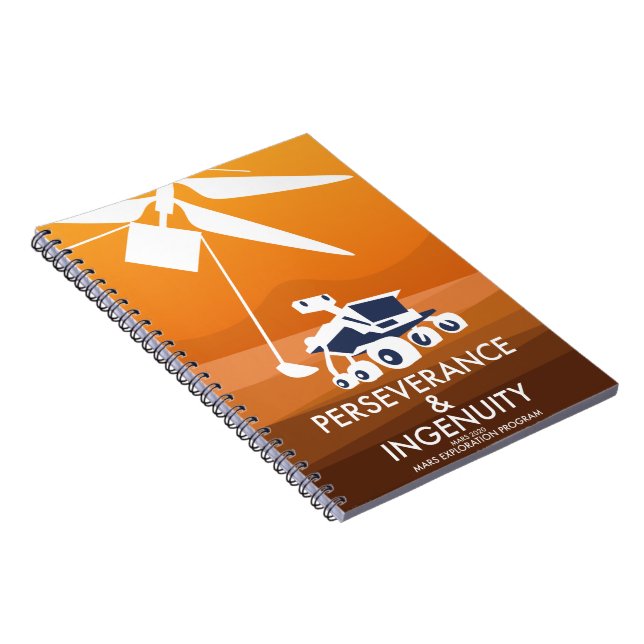 Perseverance & Ingenuity Mars 2020 Notebook (Right Side)