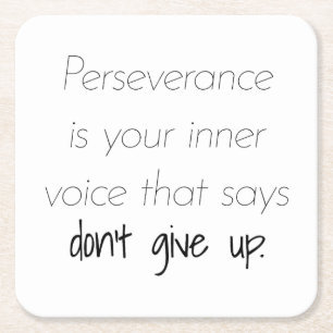 Perseverance Paper Coaster