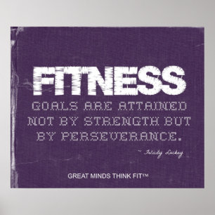 Perseverance Poster for Fitness Success