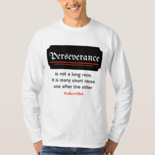 Perseverance Quote Motivational Shirt
