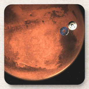 Perseverance Rover Casting Off Its Cruise Stage. Coaster