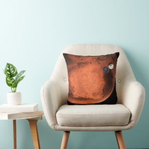 Perseverance Rover Casting Off Its Cruise Stage. Throw Pillow