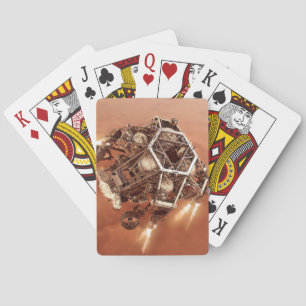 Perseverance Rover Firing Up Descent Stage Engines Playing Cards