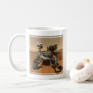 Perseverance Rover Operating On Surface Of Mars. Coffee Mug