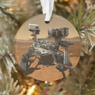 Perseverance Rover Operating On Surface Of Mars. Ornament
