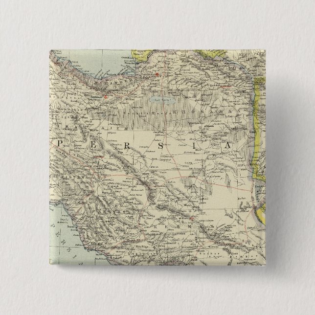 Persia 2 Inch Square Button (Front)