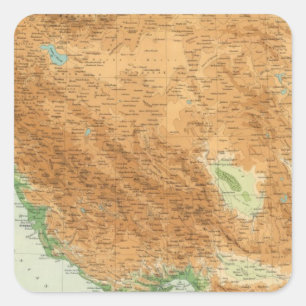 Persia 2 square sticker