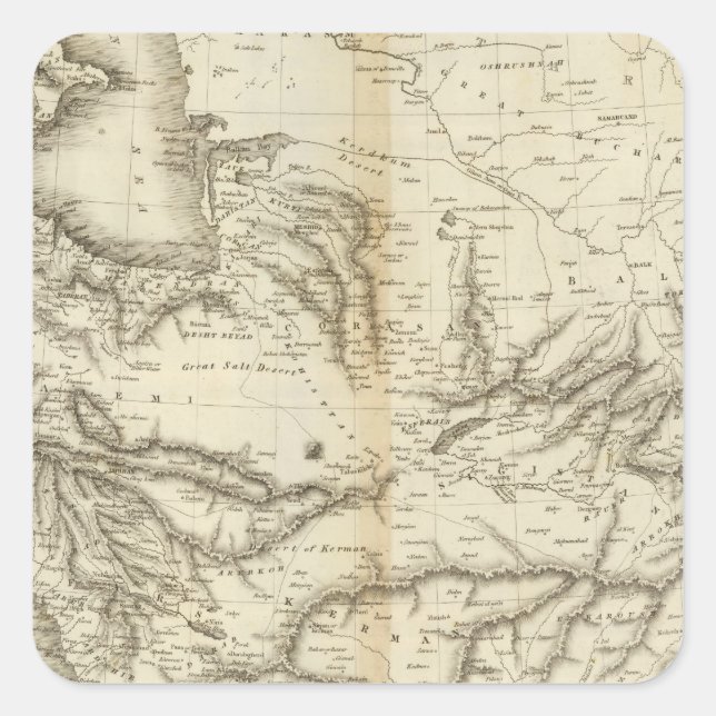 Persia 9 square sticker (Front)