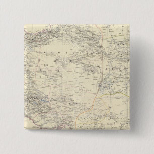 Persia, Afghanistan 2 Inch Square Button