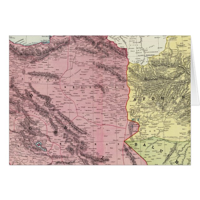 Persia, Afghanistan, and Baluchistan (Front Horizontal)