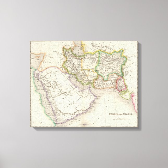 Persia and Arabia Canvas Print (Front)