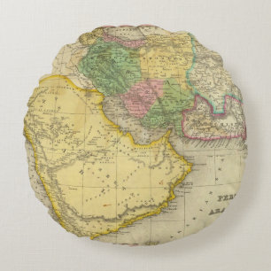 Persia Arabia Round Pillow