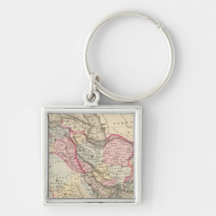 Persia, Arabia, Turkey, Afghanistan, Beloochistan Keychain