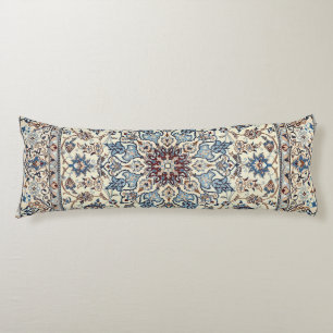 Persia Dusty Blue Grey Grey Accent  Body Pillow