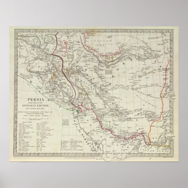Persia, Ottoman Empire Poster (Front)