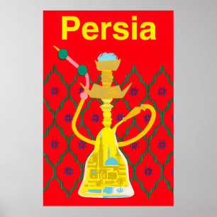 Persia travel poster 