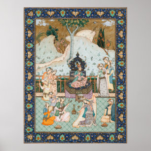 Persian Ancient Literary Art Poster