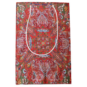 Persian and Turkish inspired Fabric Design Photo Medium Gift Bag