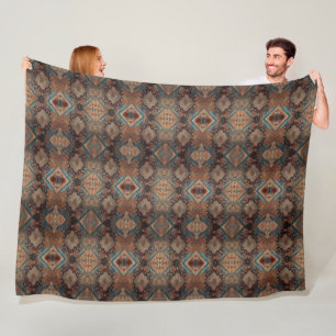 Persian Beautiful Old Pattern Trendy Collection Fleece Blanket