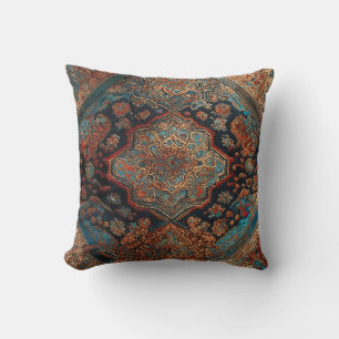 Persian Beautiful Old Pattern Trendy Collection Throw Pillow