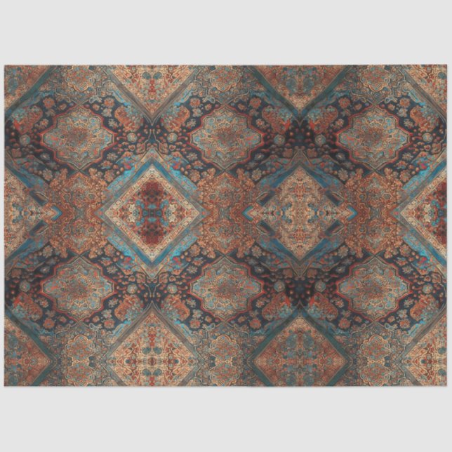 Persian Beautiful Old Pattern Trendy Collection Tissue Paper (Front)