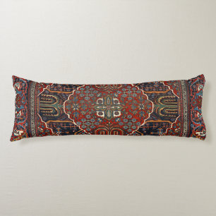 Persian Burnt Orange Rust Red  Body Pillow