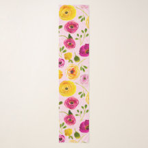 Persian Buttercups-Ranunculus on Pink