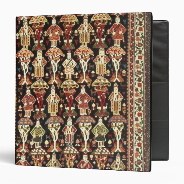 Persian carpet, 19th-20th century binder (Front/Inside)
