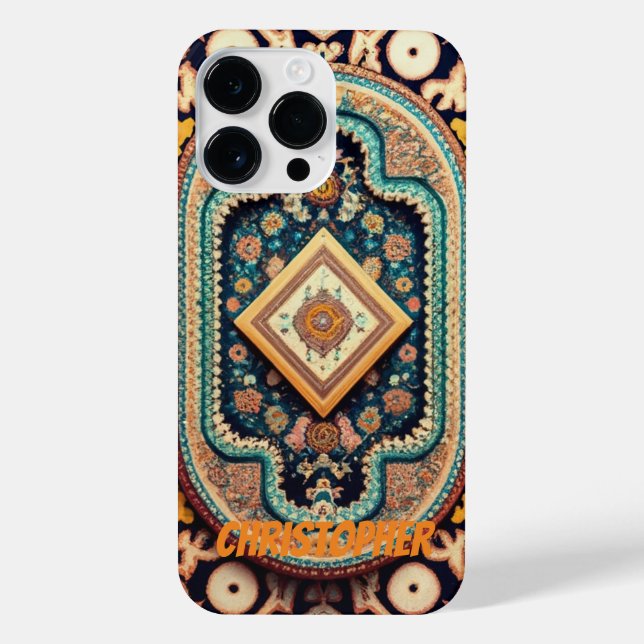 Persian carpet colourful iPhone case (Back)