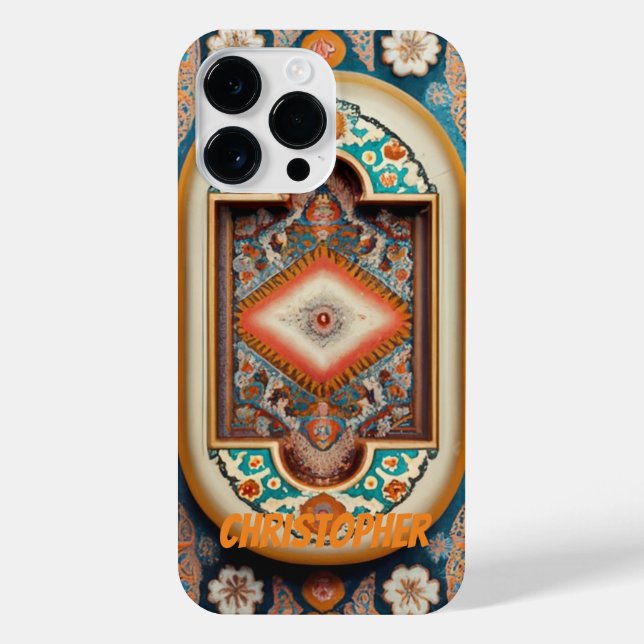 Persian carpet colourful iPhone case (Back)