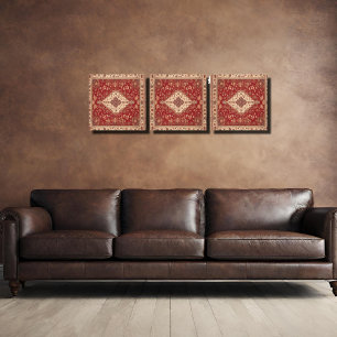 Persian  carpet look  design  canvas print