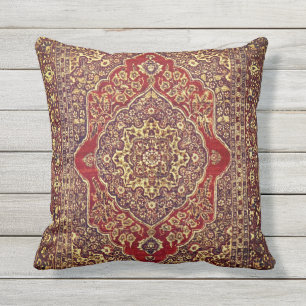 Persian carpet   look -  Tabris Outdoor Pillow