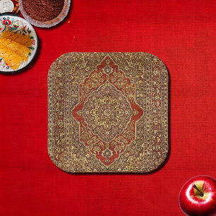 Persian carpet look - Tabris Paper Plate