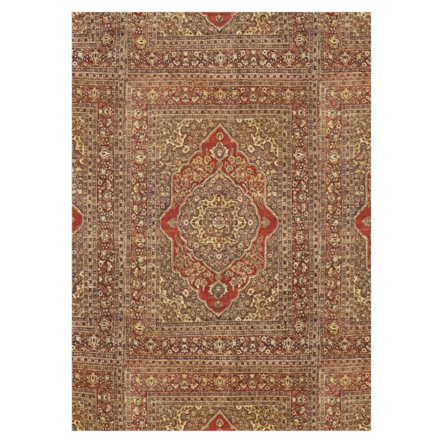 Persian carpet   look -  Tabriz Tablecloth (Front)