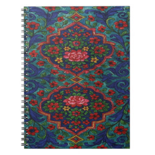 Persian Carpet Pattern Notebook – Elegant Traditio