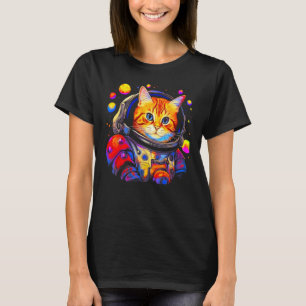 Persian Cat Astronaut T-Shirt