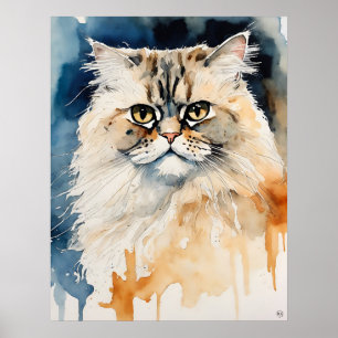 Persian Cat - Cat Art Print