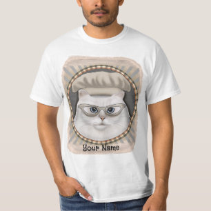 Persian Cat Chef T-Shirt