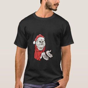 Persian Cat Christmas Tree Cat Xmas Santa T-Shirt