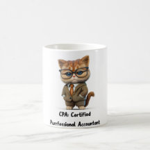Persian Cat CPA Accountant Office Humour