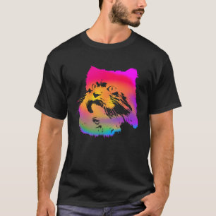 Persian Cat Cute Rainbow Cats Graphic Kitten T-Shirt
