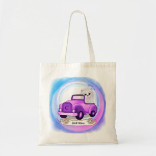 Persian Cat Driving Car  Tote Bag