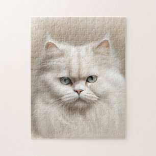 Persian Cat Feline Elegant Jigsaw Puzzle