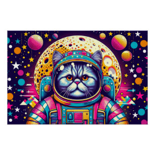 PERSIAN CAT-LOST IN SPACE POSTER