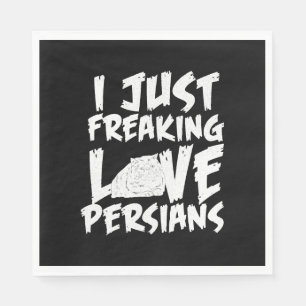 Persian Cat Love Napkin