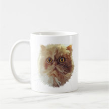 Persian Cat Mug - Orange Cat